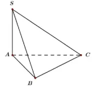 Câu 18: Cho hình chóp tam giác S.ABC có SA vuông góc với mặt phẳng $\left( ABC \right),SA=\sqrt{3}.$ Tam giác ABC đều, cạnh a. Góc giữa SC và mặt phẳng $\left( ABC \right)$ bằng: