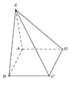 Câu 25: Cho hình chóp S.ABCD có đáy ABCD là hình vuông cạnh 2a, cạnh bên $SA=a\sqrt{5},$ mặt bên SAB là tam giác cân đỉnh S và thuộc mặt phẳng vuông góc với mặt phẳng đáy. Khoảng cách giữa hai đường thẳng AD và SC bằng: