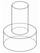 Câu 29: Một khối đồ chơi gồm hai khối trụ $\left( {{H_1}} \right),\,\,\left( {{H_2}} \right)$ xếp chồng lên nhau, lần lượt có bán kính đáy và chiều cao tương ứng là ${r_1},\,\,{h_1},\,\,{r_2},\,\,{h_2}$ thỏa mãn ${r_2} = \dfrac{1}{2}{r_1},\,\,{h_2} = 2{h_1}$ (tham khảo hình vẽ). Biết rằng thể tích của toàn bộ khối đồ chơi bằng $30c{m^3}$ . Tính thể tích khối trụ $\left( {{H_1}} \right)$ bằng: