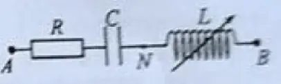 Câu 32: Câu 32. Đặt điện áp $U_{AB} = 120\sqrt{2}cos(100\pi t + \frac{\pi }{6}) (V)$ (t tính bằng s) vào hai đầu đoạn mạch AB như hình bên. Biết điện trở $R = 50 \Omega$, tụ điện có $C = \frac{200}{\pi} \mu F$, cuộn cảm thuần có độ tự cảm L thay đổi được. Điều chỉnh L để điện áp hiệu dụng giữa hai đầu đoạn mạch AN đạt cực đại. Khi đó, điện áp giữa hai đầu tụ điện có biểu thức là?
