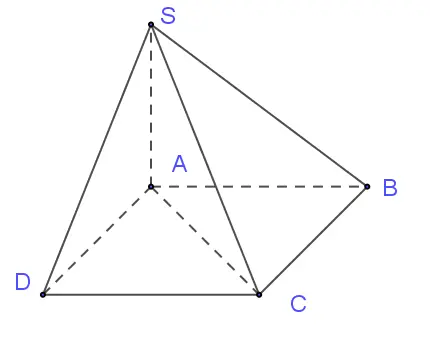 Câu 35: Cho hình chóp $S.ABC\text{D}$ có đáy là hình thoi cạnh a, góc ABC bằng ${{60}^{0}}$. SA vuông góc với mặt phẳng $\left( ABCD \right), SA=\frac{a\sqrt{3}}{3}$ (minh họa như hình bên). Góc giữa đường thẳng SC và mặt phẳng $\left( ABCD \right)$ bằng