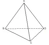 Câu 38: Cho tứ diện ABCD có $AB=AC=AD= a,$ $\widehat {BAC} = {60^0},$ $\widehat {CAD} = {60^0},$ $\widehat {DAB} = {90^0}.$ Khoảng cách giữa hai đường thẳng $AC$ và $BD$ là: