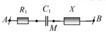 Câu 38: Đặt điện áp $u=220\sqrt{2}\cos (100\pi t+\varphi )(V)$ vào hai đầu đoạn mạch AB như hình bên. Biết hộp X là đoạn mạch có R, L, C mắc nối tiếp; cường độ dòng điện hiệu dụng trong mạch là $2\sqrt{2}\text{A}$và R = $20\sqrt{2}\Omega \text{.}$ Tại thời điểm t (s) cường độ dòng điện trong mạch bằng 4 A. Đến thời điểm $t+\frac{1}{300}(s)$ thì điện áp u = 0 và đang giảm. Công suất của đoạn mạch X là