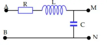 Câu 38: Một mạch điện gồm điện trở thuần R, cuộn cảm thuần có hệ số tự cảm L và tụ có điện dung C được mắc như hình vẽ. Đặt vào hai điểm A, B của mạch điện trên một hiệu điện thế xoay chiều $u = {U_0}\cos \omega t$ • Khi nối Ampe kế lý tưởng vào M, N thì Ampe kế chỉ 0,1A. Dòng điện qua Ampe kế lệch pha với hiệu điện thế u là $\frac{\pi }{6}$. • Khi nối Vôn kế lý tưởng vào M, N thì Vôn kế chỉ 20V. Hiệu điện thế giữa hai đầu Vôn kế cũng lệch pha so với hiệu điện thế u là $\frac{\pi }{6}$. Giá trị của $R,{\rm{ }}{Z_{L{\rm{ }}}},{Z_C}$ lần lượt là: